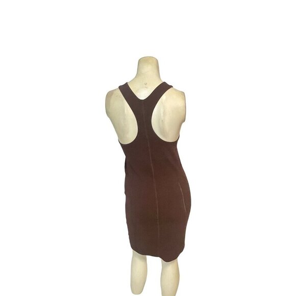 Fabletics Women's Ace Sculpt Knit Dress- Chicory Coffee Medium - Picture 4 of 5